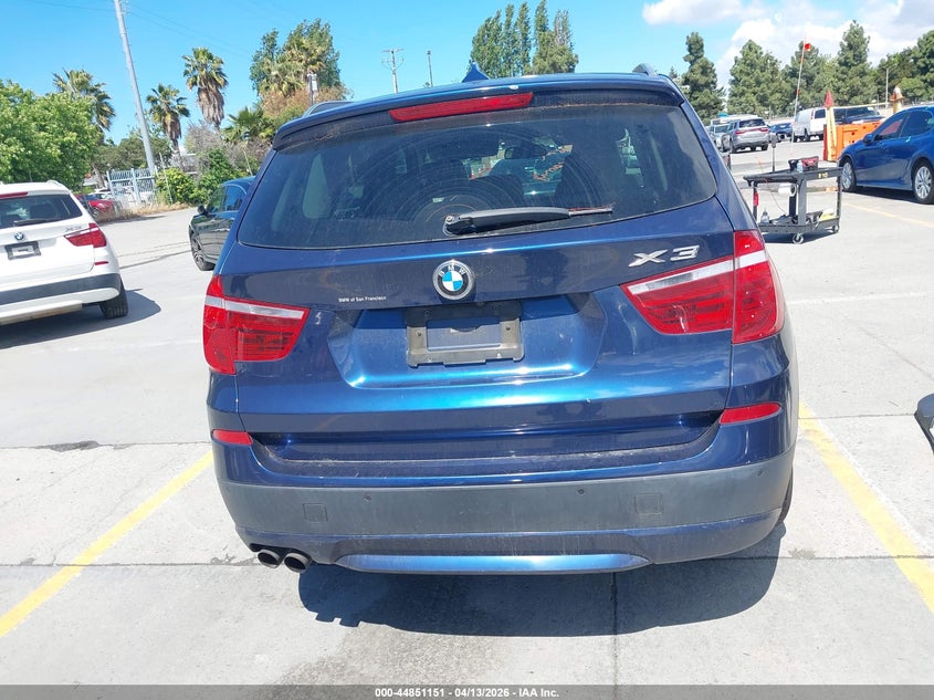 2012 BMW X3 xDrive28I VIN: 5UXWX5C52CL717317 Lot: 44851151