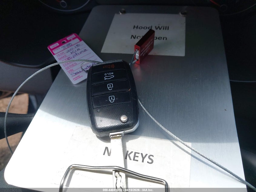 2018 Kia Optima Lx VIN: 5XXGT4L3XJG263860 Lot: 44851210