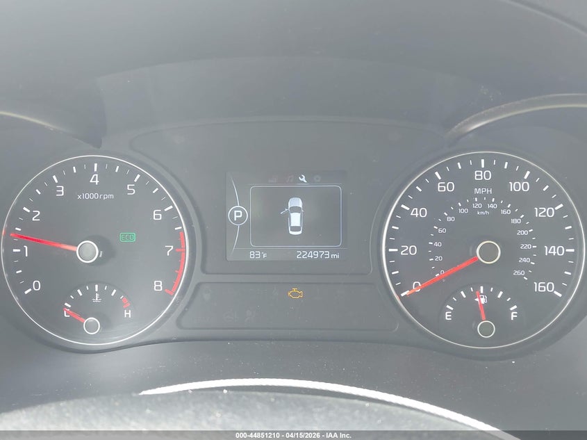 2018 Kia Optima Lx VIN: 5XXGT4L3XJG263860 Lot: 44851210