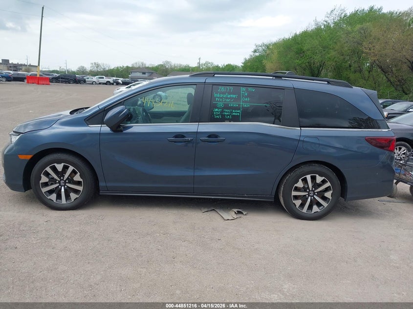 2025 Honda Odyssey Ex-L VIN: 5FNRL6H61SB051117 Lot: 44851216