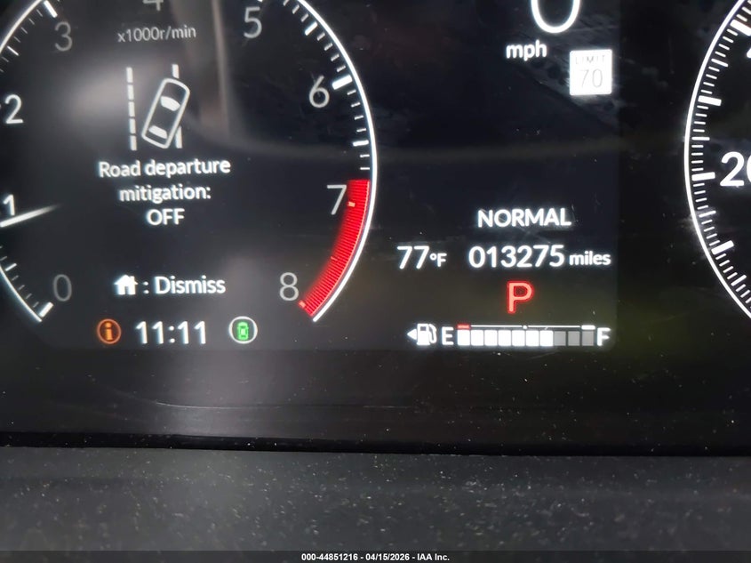 2025 Honda Odyssey Ex-L VIN: 5FNRL6H61SB051117 Lot: 44851216