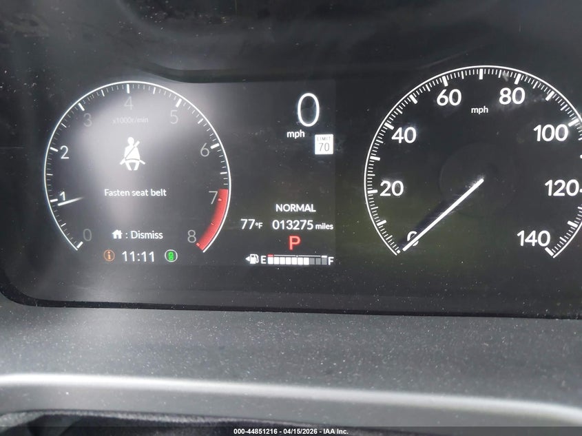 2025 Honda Odyssey Ex-L VIN: 5FNRL6H61SB051117 Lot: 44851216