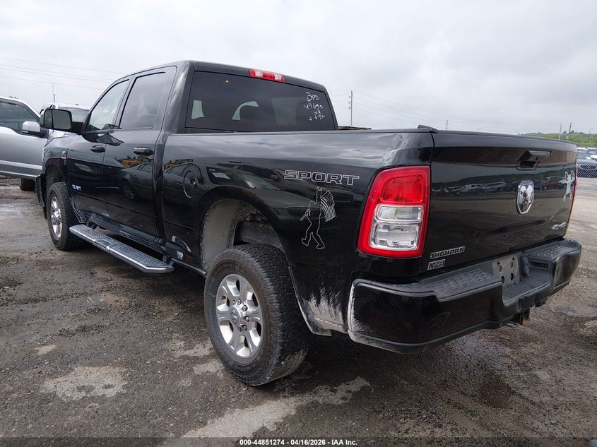 Vin: 3c6ur5dl6lg115296, lot: 45348582, ram 2500 big horn  4x4 6'4 box 20203