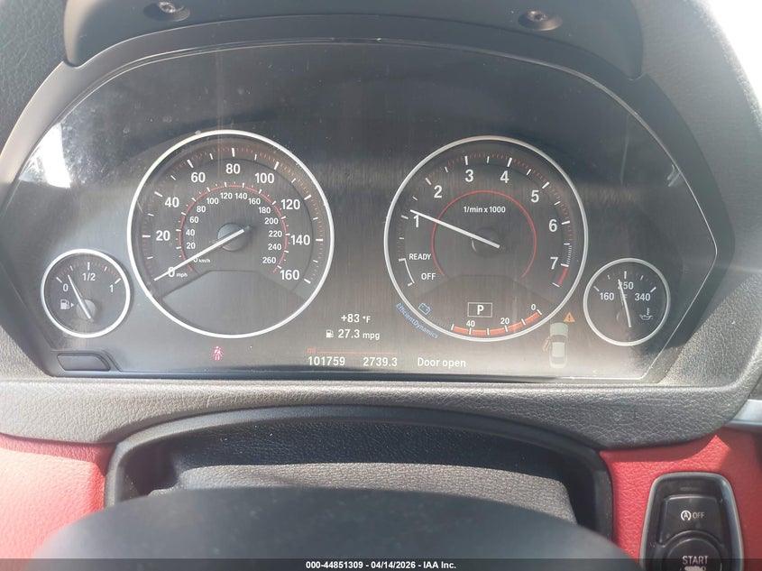 2017 BMW 430I VIN: WBA4R7C37HK895988 Lot: 44851309