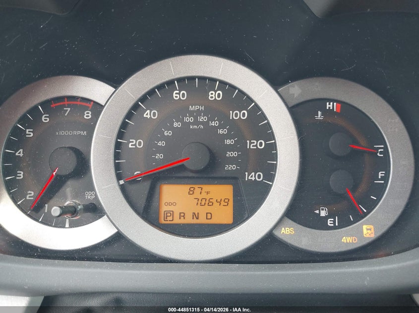 2012 Toyota Rav4 VIN: 2T3BF4DVXCW266971 Lot: 44851315