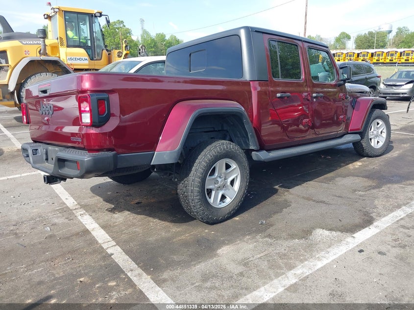 2021 Jeep Gladiator 3.6 Sport S 4X4 brown Lot 111044851339 Vin 1C6HJTAG1ML524475