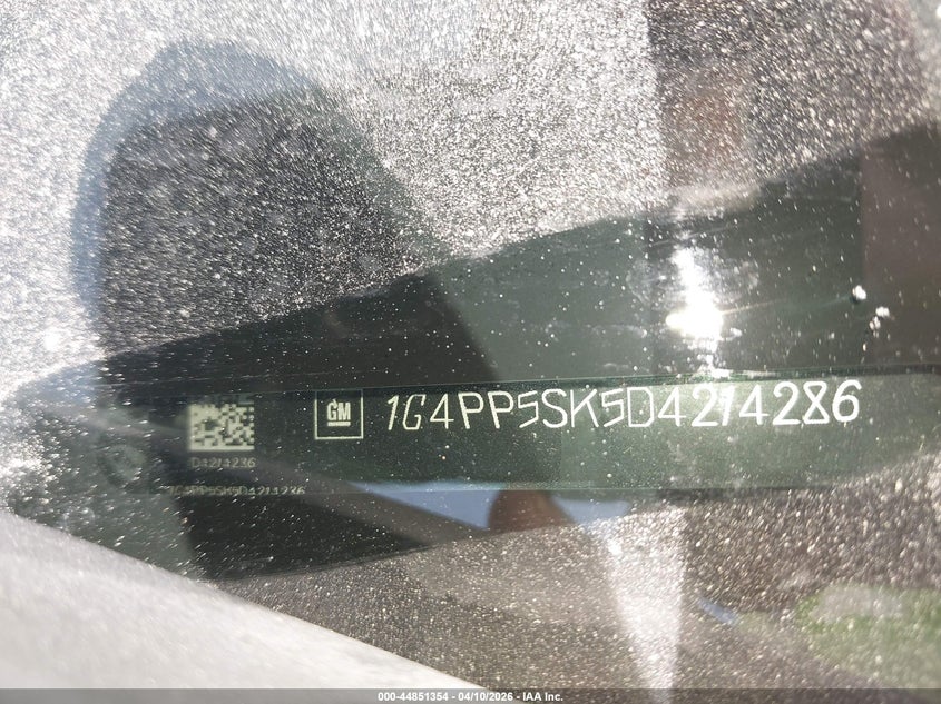 2013 Buick Verano VIN: 1G4PP5SK5D4214286 Lot: 44851354