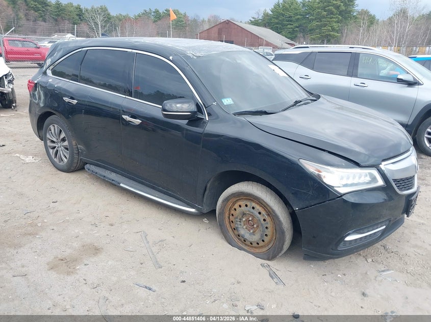 2016 ACURA MDX TECHNOLOGY   ACURAWATCH PLUS PACKAGES/TECHNOLOGY PACKAGE