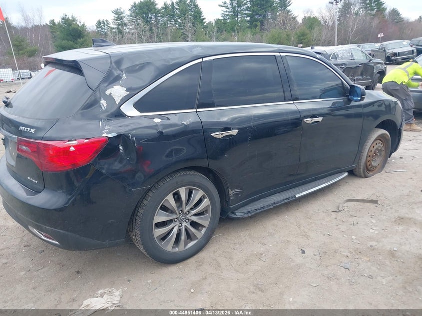 2016 Acura Mdx 3.5 Mdx Technology watch Plus Packages/Technology Package black Lot 111044851406 Vin 5FRYD4H4XGB057337