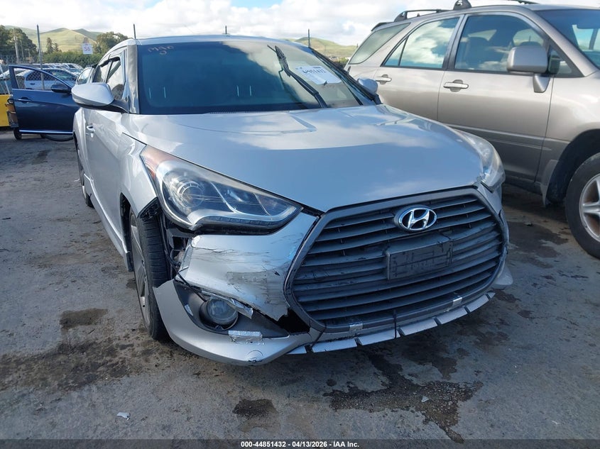 2016 Hyundai Veloster Turbo VIN: KMHTC6AE0GU260396 Lot: 44851432