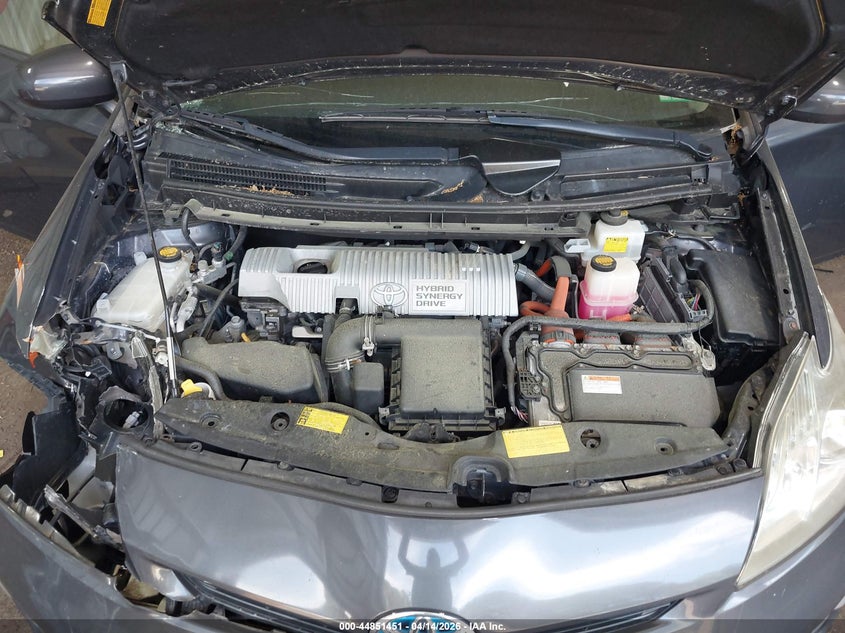 2013 Toyota Prius Two VIN: JTDKN3DU9D1644332 Lot: 44851451