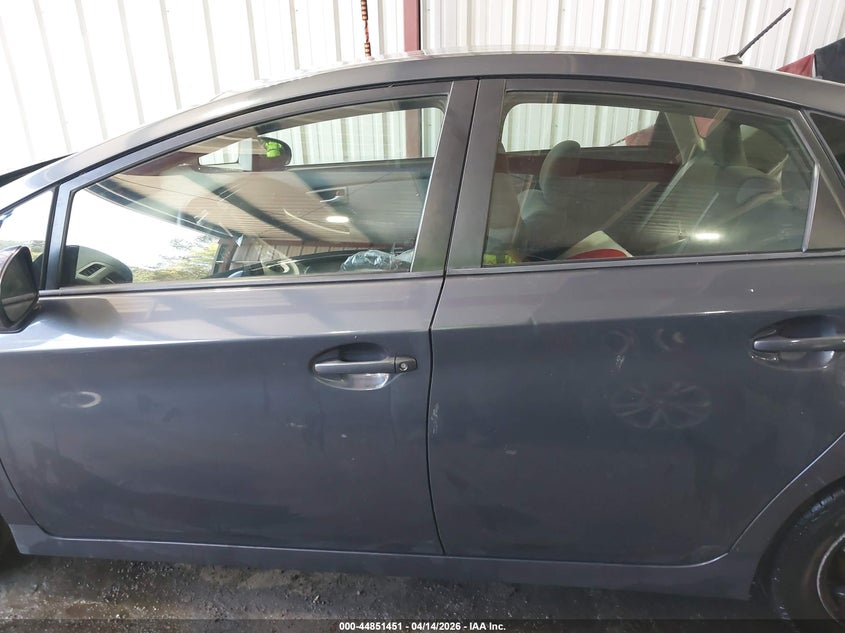 2013 Toyota Prius Two VIN: JTDKN3DU9D1644332 Lot: 44851451