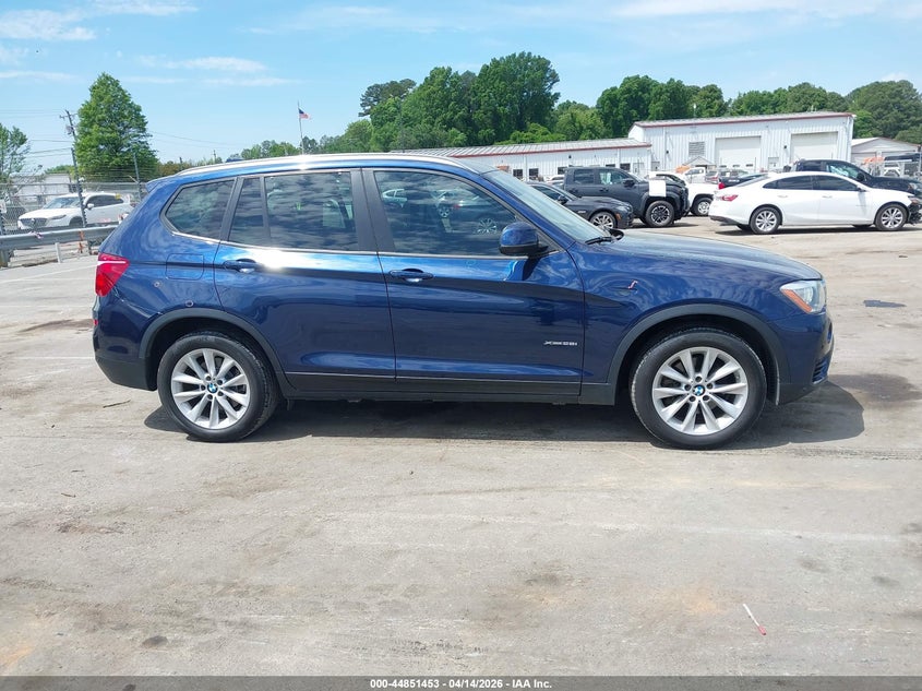 2016 BMW X3 xDrive28I VIN: 5UXWX9C50G0D78509 Lot: 44851453
