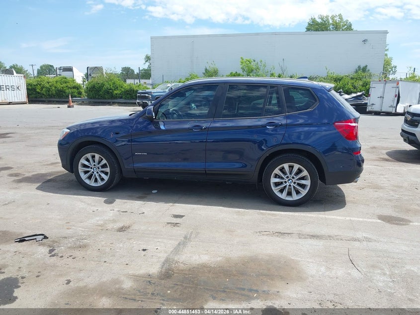 2016 BMW X3 xDrive28I VIN: 5UXWX9C50G0D78509 Lot: 44851453