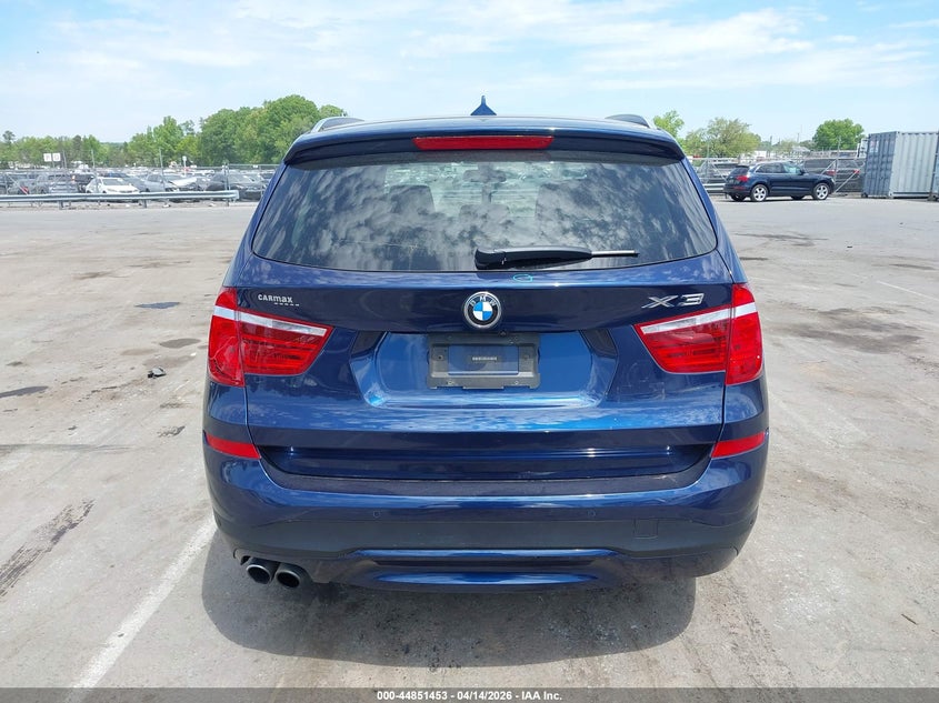 2016 BMW X3 xDrive28I VIN: 5UXWX9C50G0D78509 Lot: 44851453