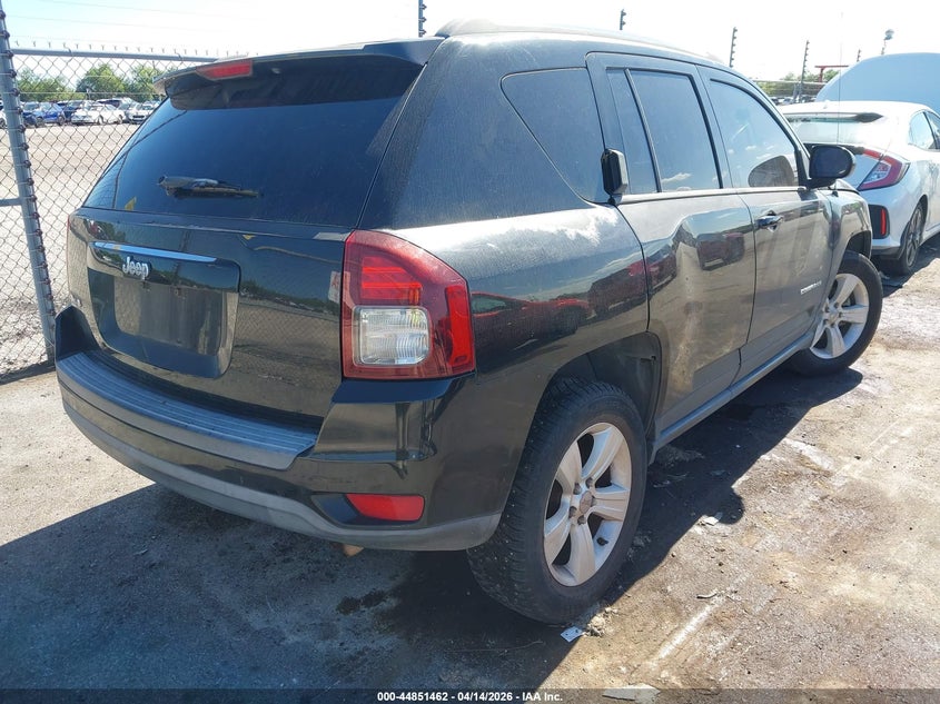2014 Jeep Compass 2.4 Sport black Lot 111044851462 Vin 1C4NJDBB9ED537314
