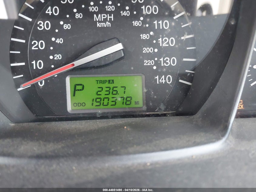 2009 Kia Spectra Ex VIN: KNAFE222795654982 Lot: 44851498