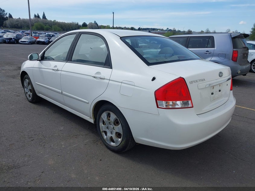 2009 Kia Spectra Ex VIN: KNAFE222795654982 Lot: 44851498