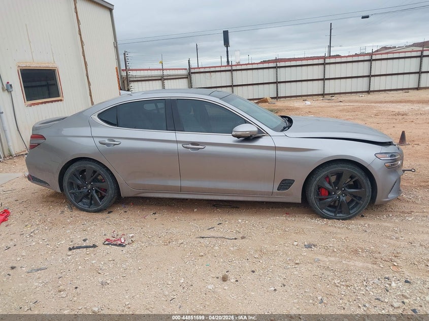 2023 Genesis G70 3.3T Rwd VIN: KMTG54TE9PU116204 Lot: 44851599