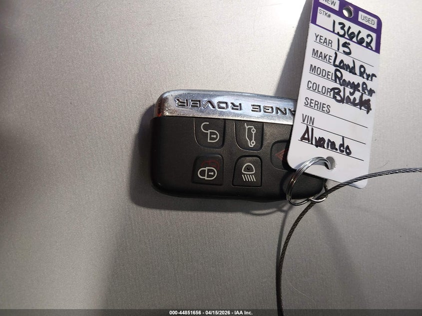 2015 Land Rover Range Rover 5.0L V8 Supercharged VIN: SALGS2TF4FA228972 Lot: 44851656