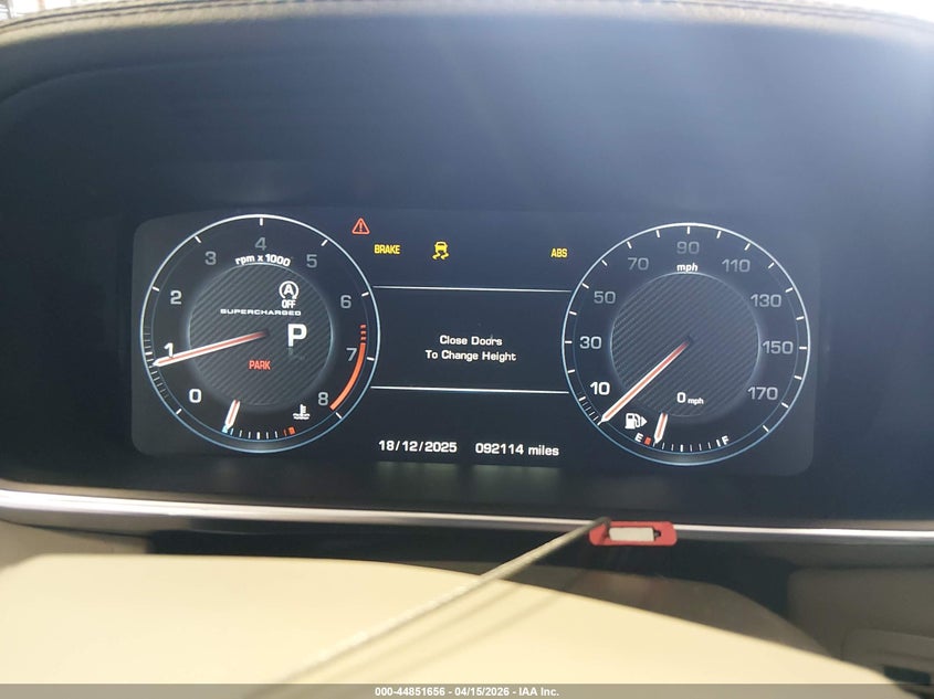 2015 Land Rover Range Rover 5.0L V8 Supercharged VIN: SALGS2TF4FA228972 Lot: 44851656