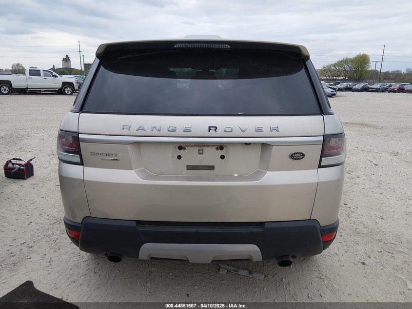 2014 Land Rover Range Rover Sport 3.0L V6 Supercharged Hse VIN: SALWR2WF5EA320285 Lot: 44851667