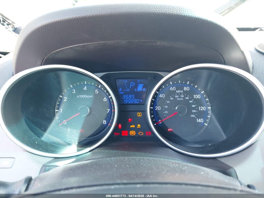 2013 Hyundai Tucson Limited VIN: KM8JU3AC0DU589354 Lot: 44851773