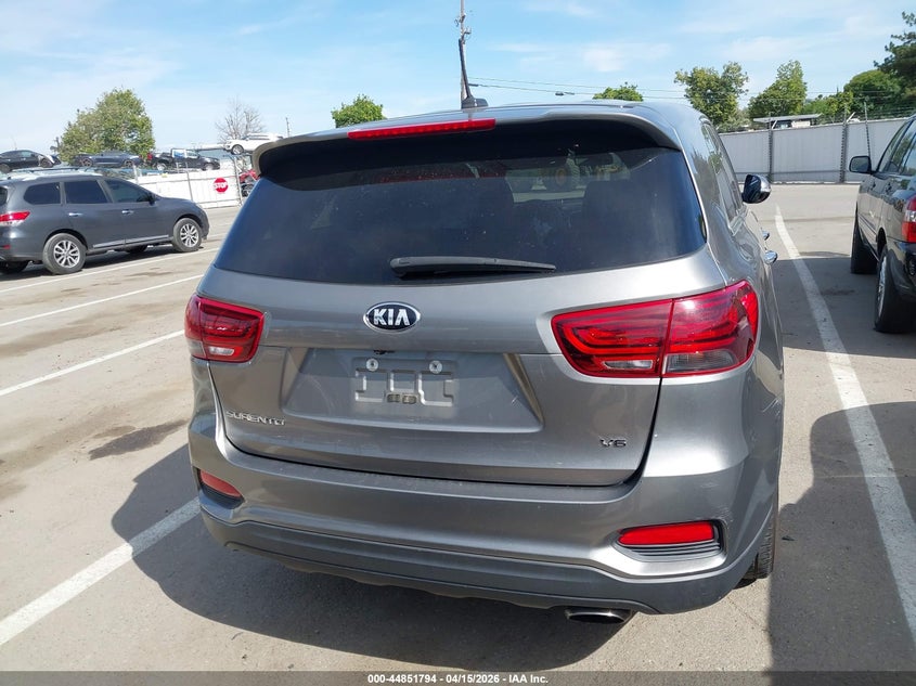2019 Kia Sorento 3.3L Lx VIN: 5XYPG4A56KG489593 Lot: 44851794