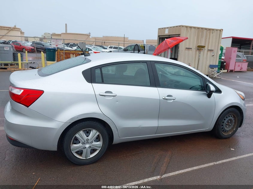 2016 Kia Rio Lx VIN: KNADM4A37G6638627 Lot: 44851802