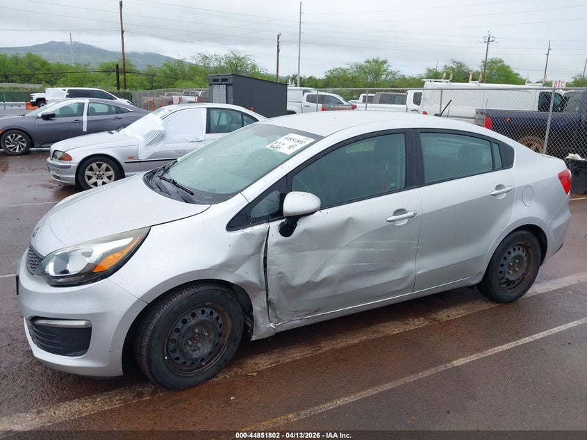 2016 Kia Rio Lx VIN: KNADM4A37G6638627 Lot: 44851802