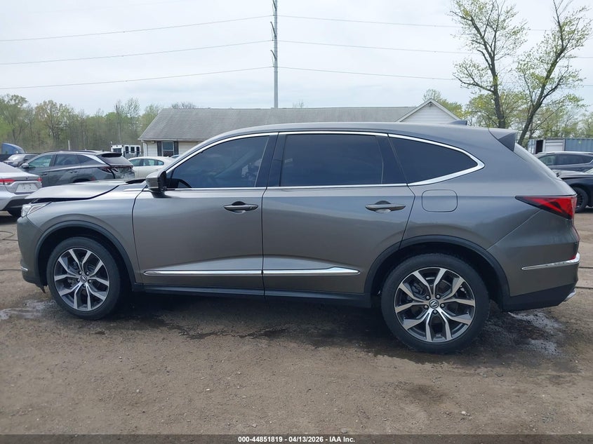 2022 Acura Mdx Technology Package VIN: 5J8YE1H42NL011669 Lot: 44851819