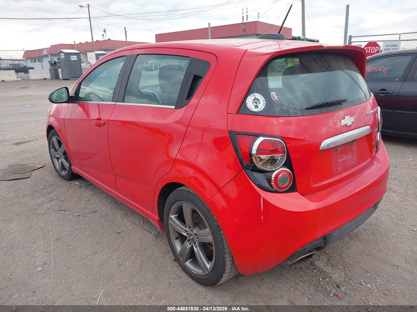 2015 Chevrolet Sonic Rs Auto