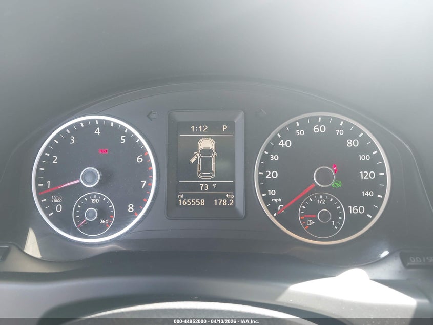 2013 Volkswagen Tiguan S VIN: WVGAV7AX2DW556948 Lot: 44852000