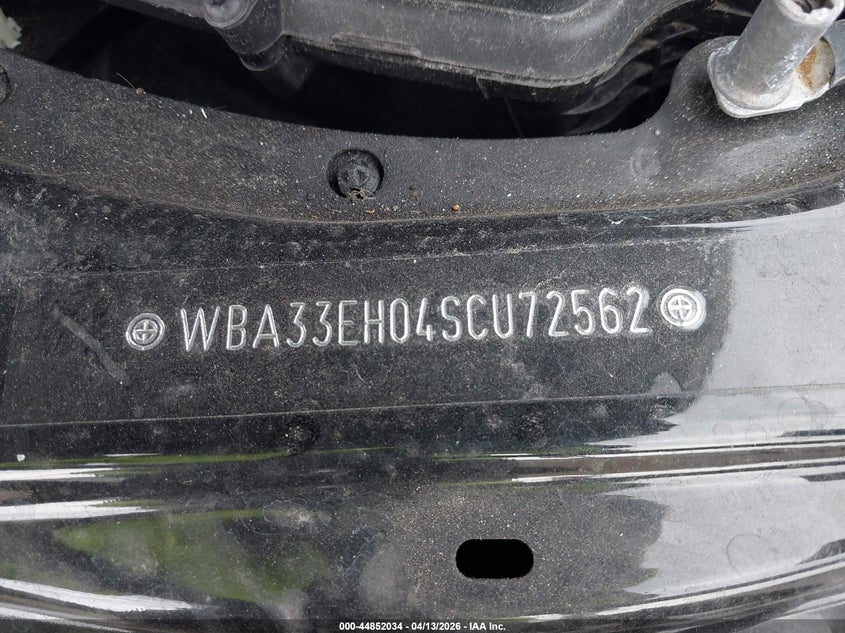 2025 BMW 740I xDrive VIN: WBA33EH04SCU72562 Lot: 44852034