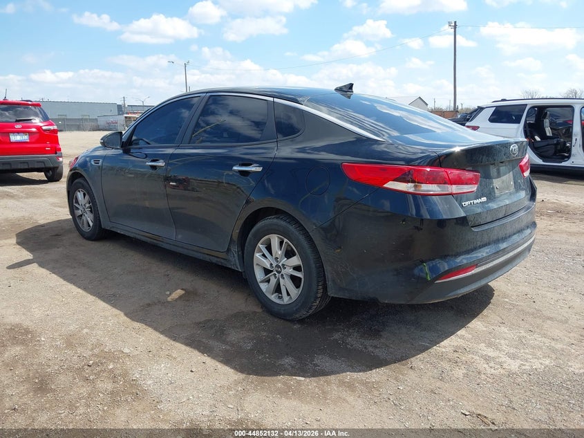 Vin: knagt4l37h5157006, lot: 45349440, kia optima lx 20173