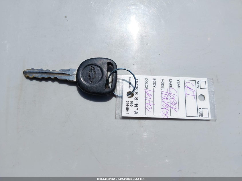 2013 Chevrolet Traverse 1Lt VIN: 1GNKRGKD7DJ108324 Lot: 44852261