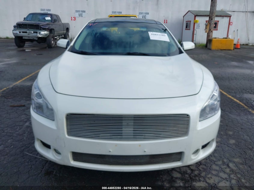 2014 Nissan Maxima 3.5 3.5 Sv white Lot 111044852280 Vin 1N4AA5AP5EC433867