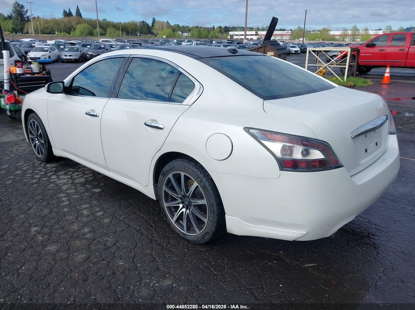 2014 Nissan Maxima 3.5 3.5 Sv white Lot 111044852280 Vin 1N4AA5AP5EC433867