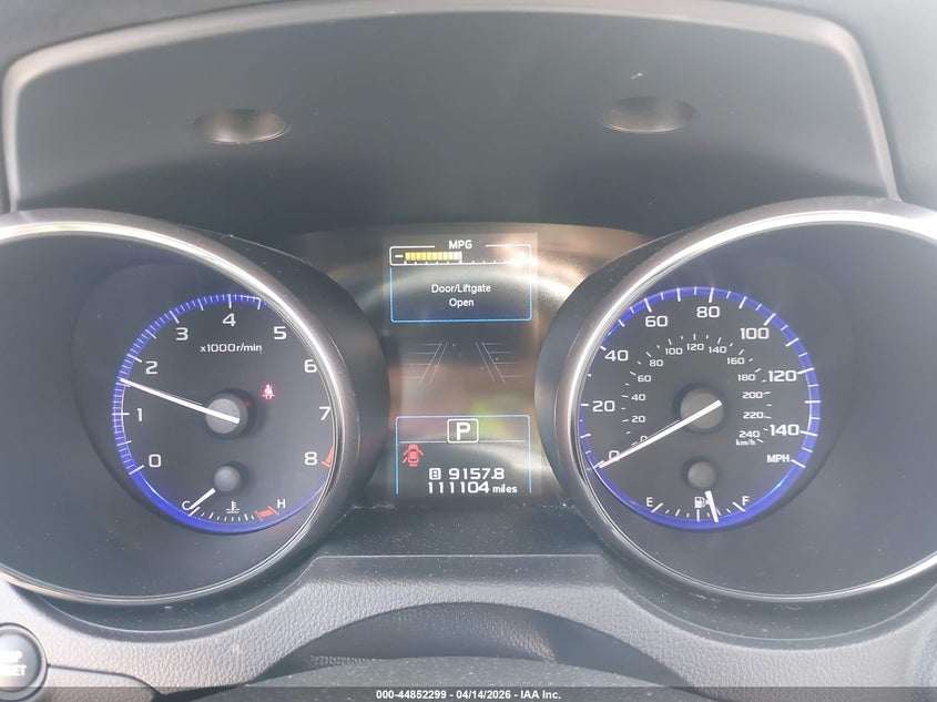 2017 Subaru Outback 2.5I Touring VIN: 4S4BSATCXH3341572 Lot: 44852299