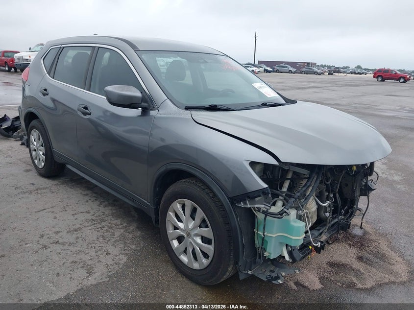 2017 Nissan Rogue 2.5 S grey Lot 111044852313 Vin KNMAT2MT6HP572639
