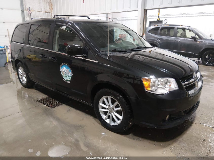 2019 Dodge Caravan 3.6 Grand Sxt black Lot 111044852389 Vin 2C4RDGCG0KR765358