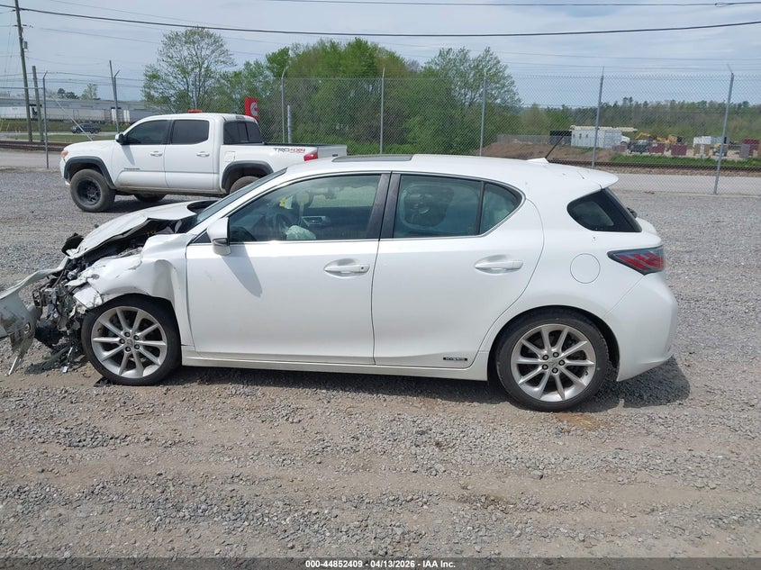 2012 Lexus Ct 200H Premium VIN: JTHKD5BH9C2108668 Lot: 44852409