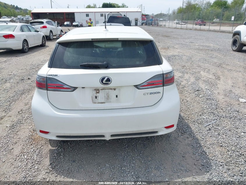 2012 Lexus Ct 200H Premium VIN: JTHKD5BH9C2108668 Lot: 44852409
