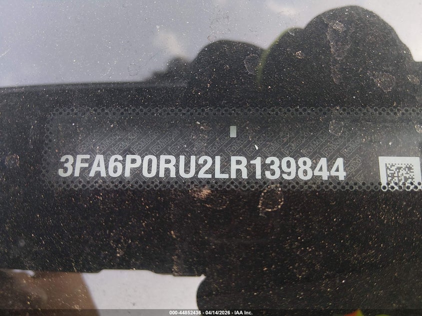 VIN 3FA6P0RU2LR139844 2020 FORD FUSION HYBRID TITANIUM