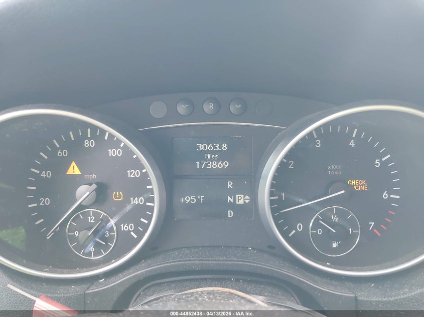 2008 Mercedes-Benz Ml 550 4Matic VIN: 4JGBB72E98A416537 Lot: 44852438