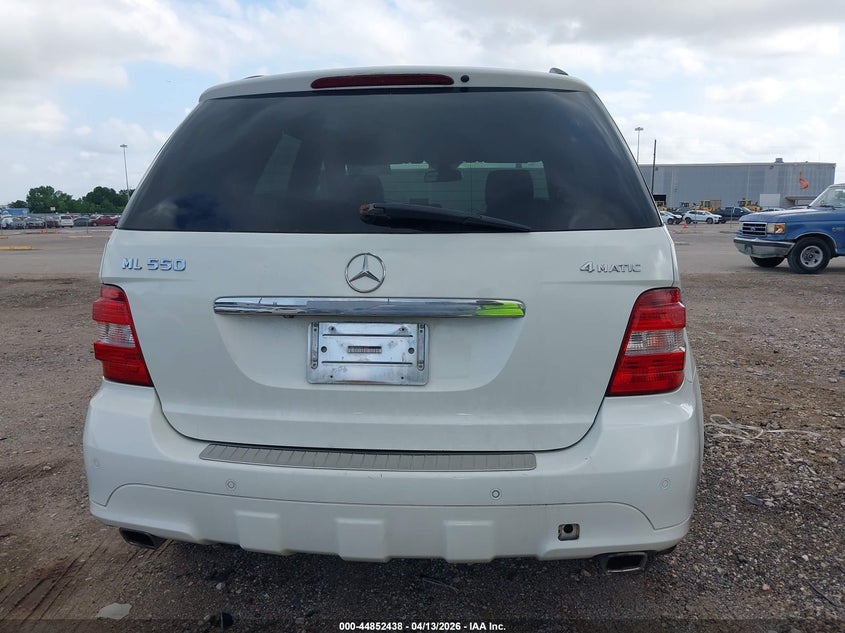2008 Mercedes-Benz Ml 550 4Matic VIN: 4JGBB72E98A416537 Lot: 44852438