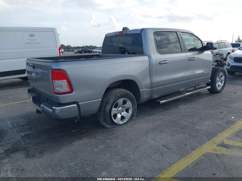 2021 Ram 1500 3.6 Ram Big Horn 4X2 5'7 Box silver Lot 111044852442 Vin 1C6RREFG1MN503616