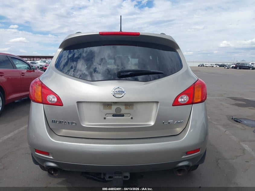2009 Nissan Murano Le VIN: JN8AZ18W39W203276 Lot: 44852491