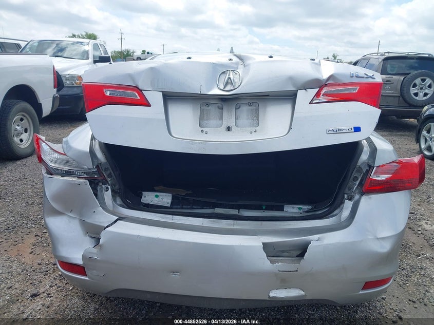 2013 Acura Ilx Hybrid 1.5L VIN: 19VDE3F74DE300980 Lot: 44852526