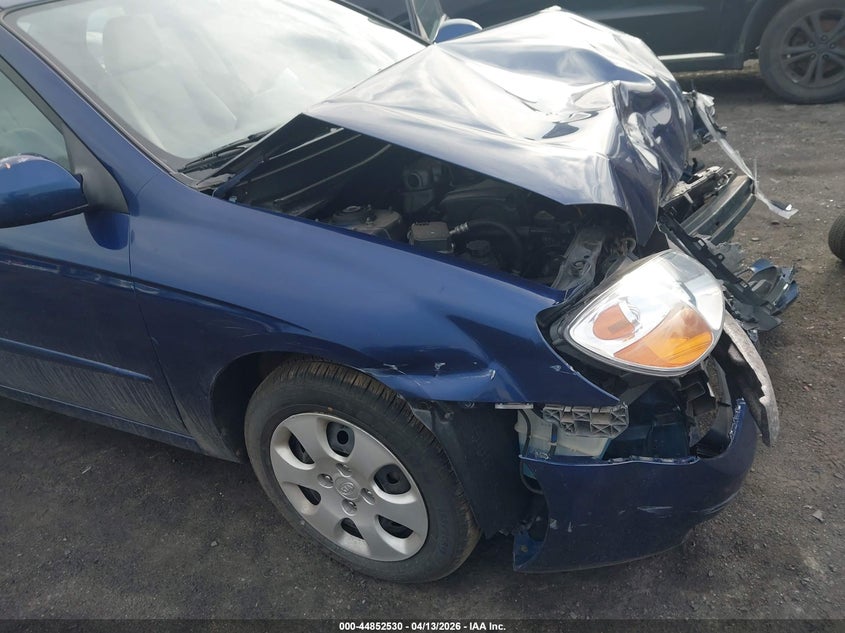 2009 Kia Spectra Ex VIN: KNAFE222095621337 Lot: 44852530